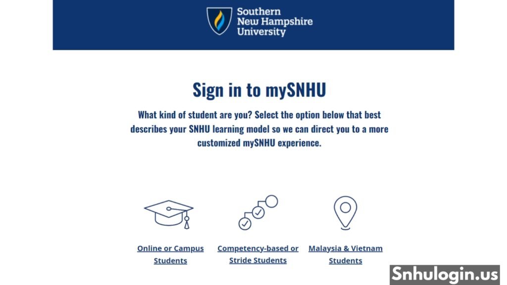 My SNHU Portal snhulogin.us
